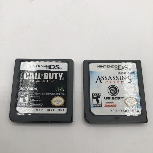 Assassin's Creed & Call Of Duty Black Ops (Nintendo DS) Cartridges Only - Set - Picture 1 of 3